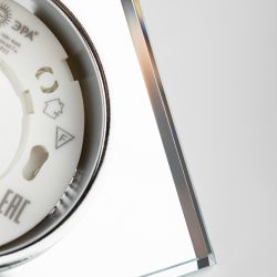 Светильник встраиваемый cо светодиодной подсветкой ЭРА DK LD50 MR под лампу GX53 зеркальный