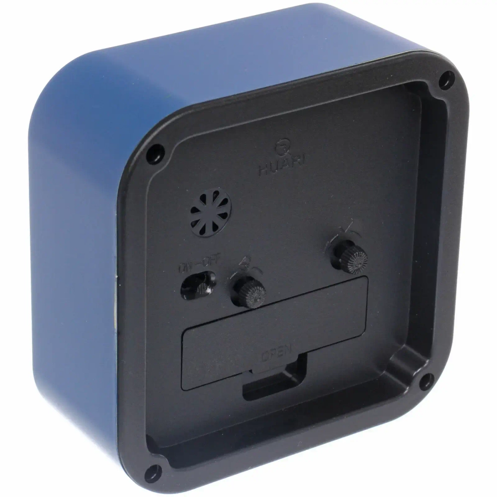 Будильник «Авалон» 10*10*4,3см, микс цветов