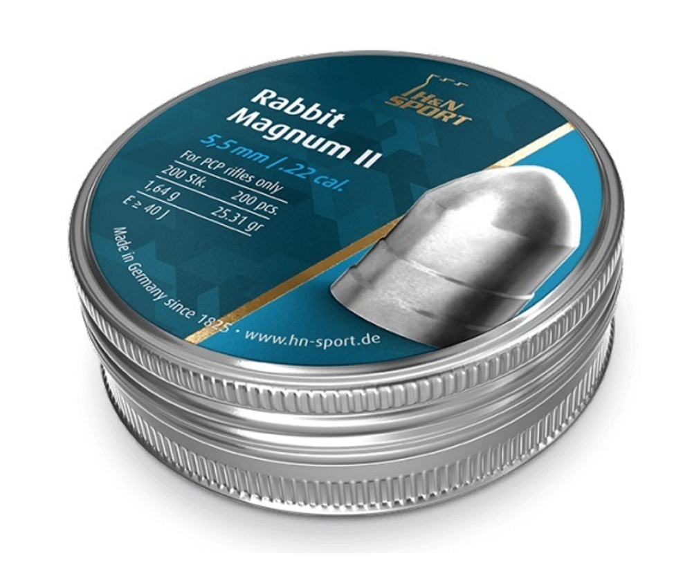 Пули пневматические H&N Rabbit Magnum ll 5.5 мм 1.66 гр. (200 шт)