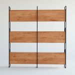 Стеллаж, 180х35х195, Бьерн, напольный, для книг, деревянный, в ванную и прихожую, для кухни, дуб, La Redoute