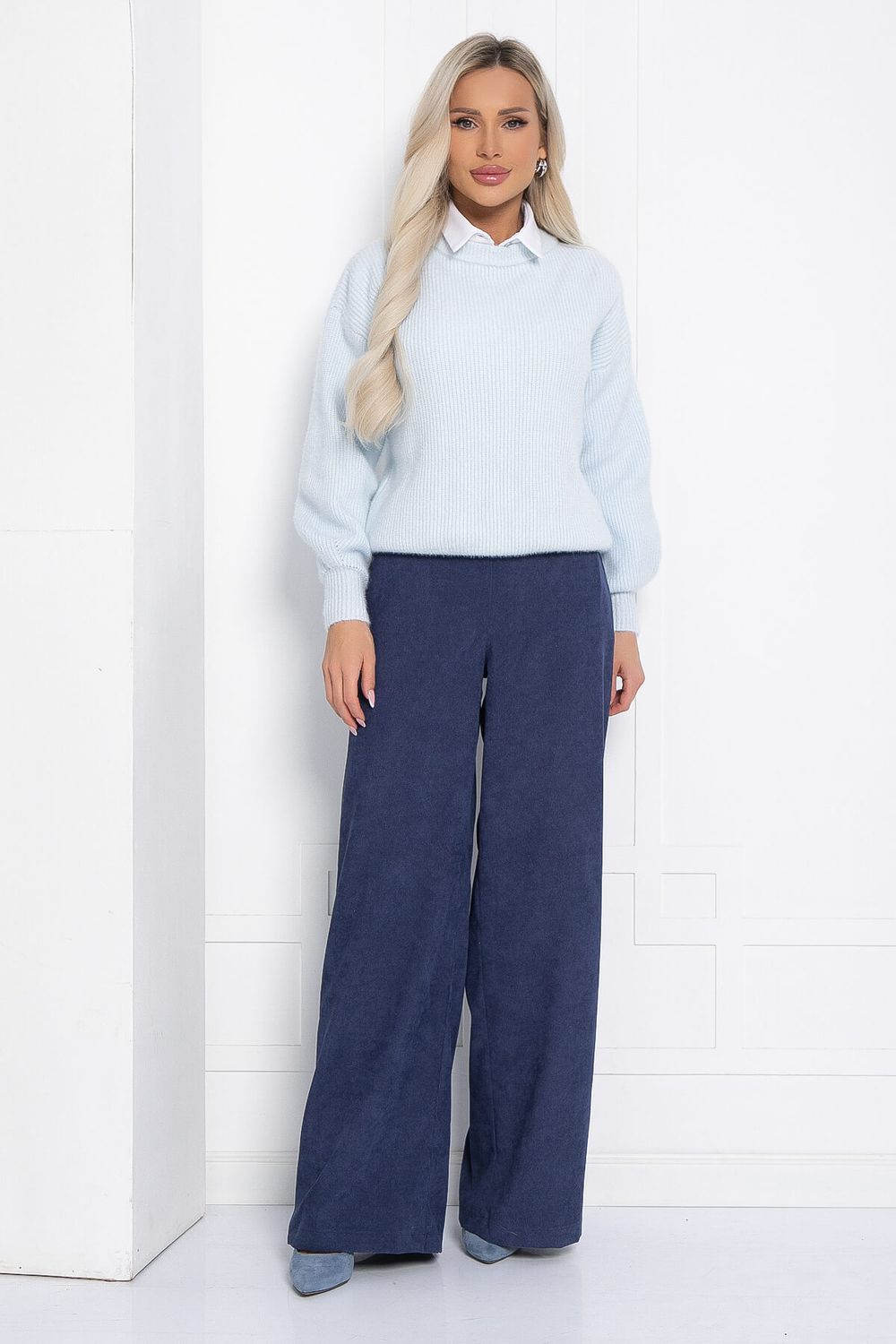 Брюки Жанин (синие) Б12309-10 LT Collection