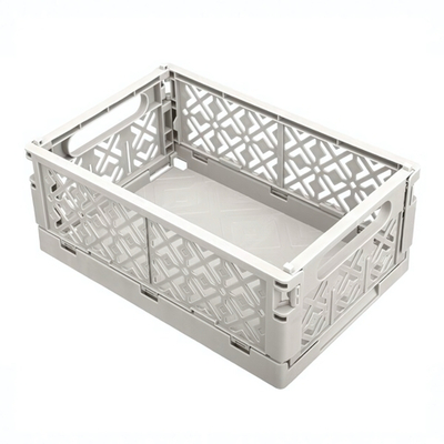 Ящик складной stocky l 334х250х155мм, 10,5л (светло-бежевый)