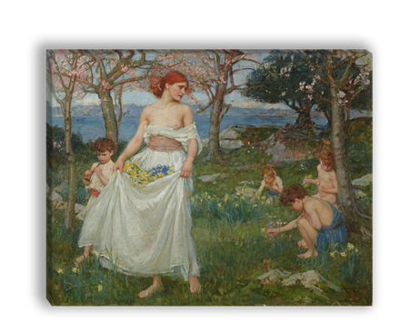 "Песня Весны", Уотерхаус, Джон, картина для интерьера (репродукция)