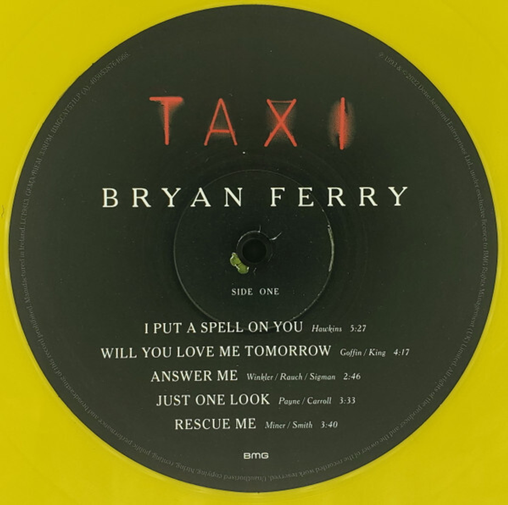 Bryan Ferry / Taxi (Coloured Vinyl)(LP)