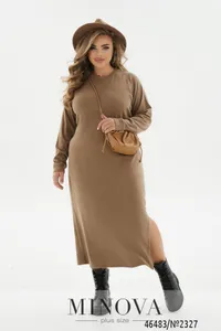 Платье 2327-бежевый Minova