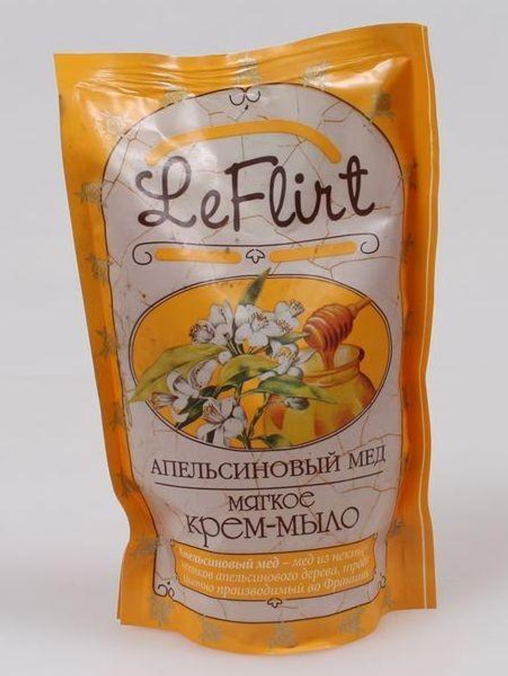 Крем-мыло жидкое Le Flirt Du Provence 500мл Апельсиновый мед,с дозатором