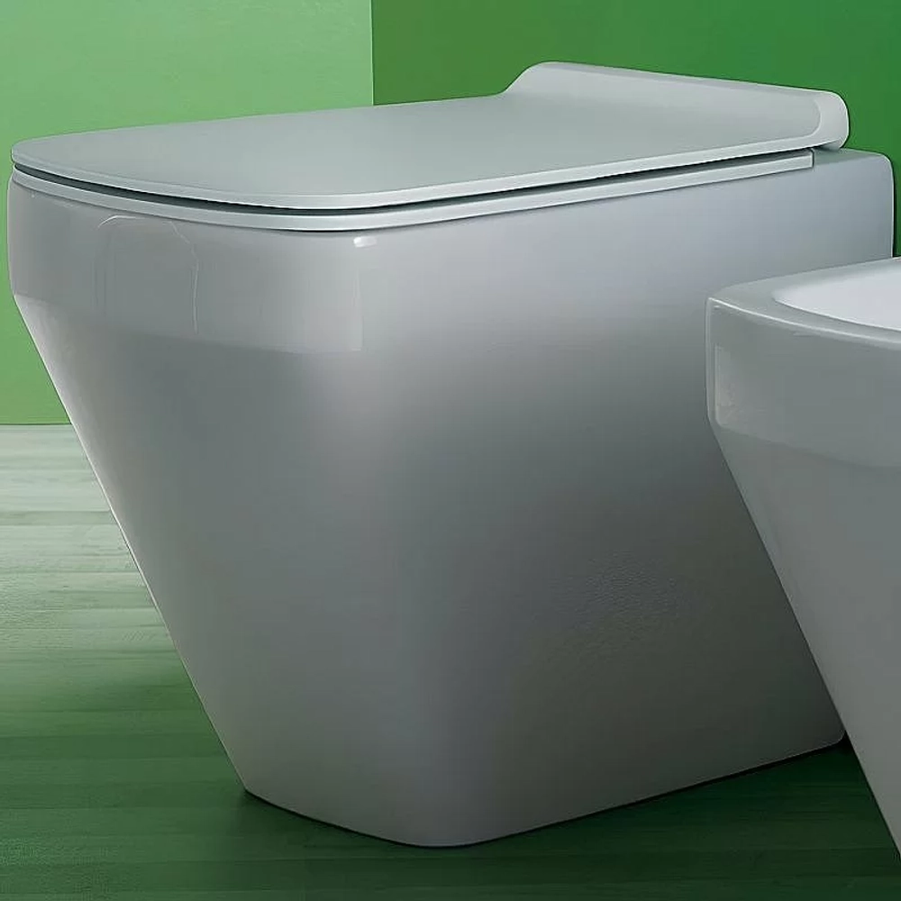 Унитаз приставной SIMAS Baden Baden BB01bi безободковый, белый