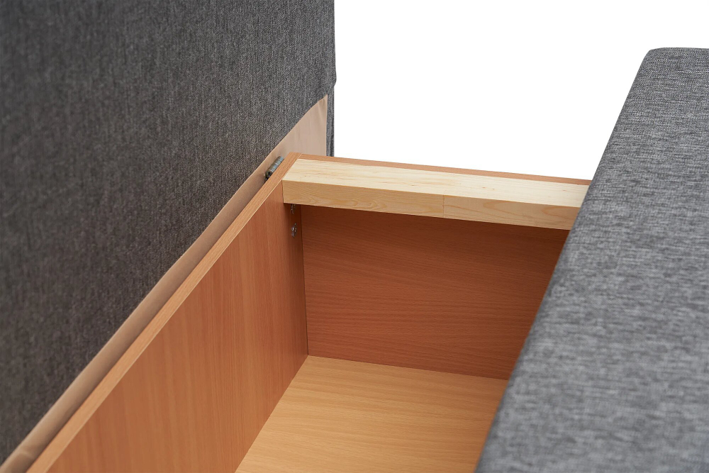 Диван Тор, рогожка, тёмно-серый