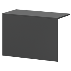 Накладка для стойки А-652 Графит 810x380x560 Ресепшн