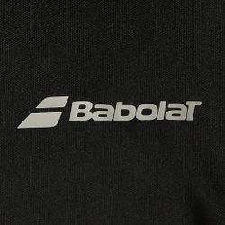 Мужское теннисное поло Babolat Play Crew Neck T-Shirt Men - Black, Grey