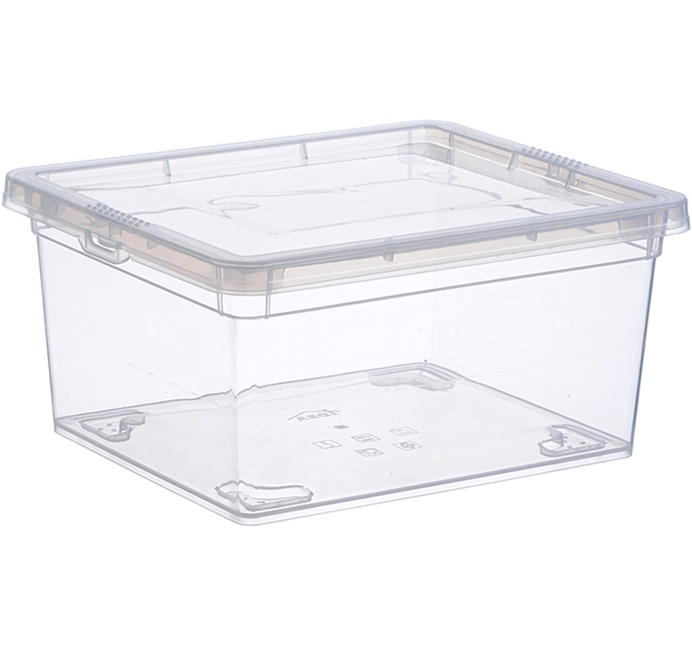 Ящик прозрачный 2л 190х160х90мм М2350