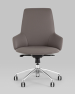 Кресло офисное TopChairs Bow серый