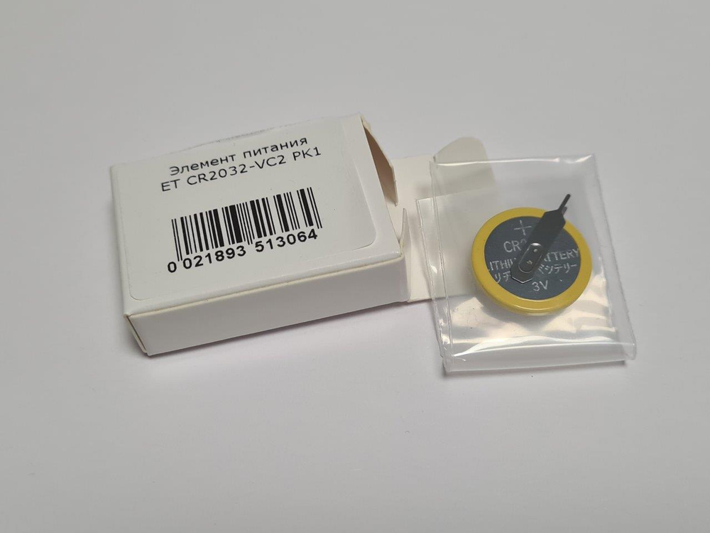 Элемент питания ET CR2032-VC2 PK1