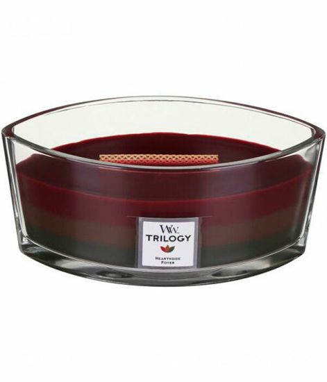 У очага, ароматическая свеча эллипс, WoodWick