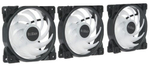 ВЕНТИЛЯТОР ДЛЯ КОРПУСА PCCOOLER HALO ARGB 3-IN-1 KIT 3X(120X120X25MM) 1000-2000 ± 10% RPM 65 CFM BLACK