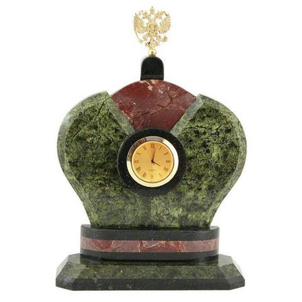 Часы "Корона" змеевик 170х70х240 мм 1000 гр. R113171