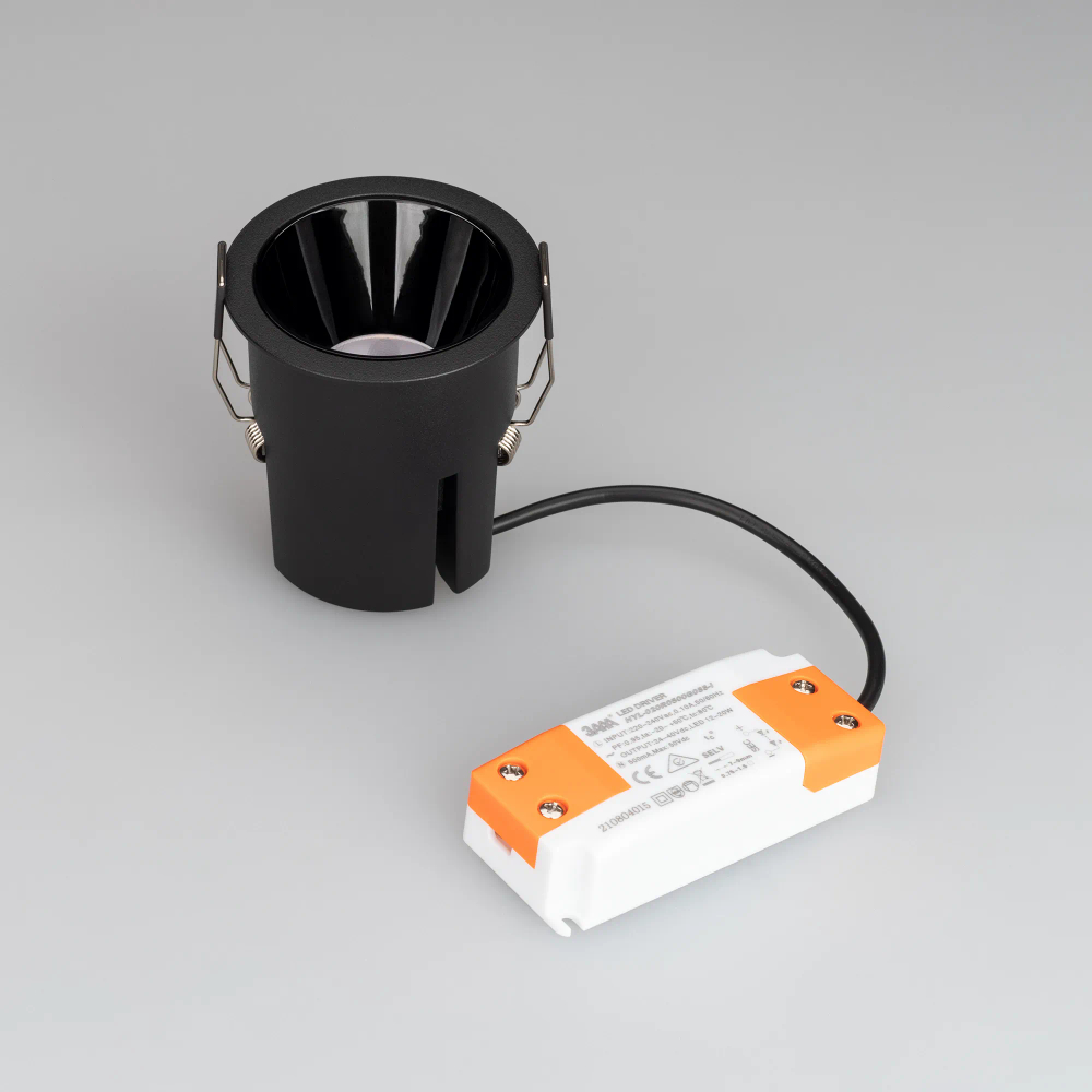 Светильник MS-ATLAS-BUILT-R72-20W Warm3000 (BK-BK, 30 deg, 230V) (Arlight, IP20 Металл, 5 лет) 035466