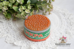 Силиконовая форма Банка икры открытая