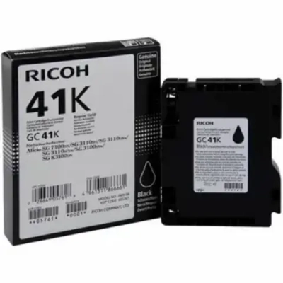 Картридж гелевый RICOH (405765/type GC 41KL) для Aficio 3110DN/ 3110DNw/3100SNw/3110SFNw/7100DN black 0.6К