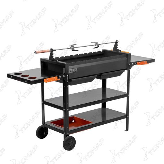 Комплект вертела SMART кронштейн + вертел D 8мм (HS-GS-SB) Helios