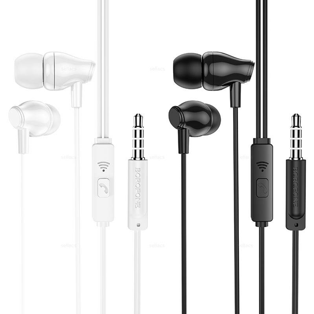 Проводные наушники Borofone BM61 (white)