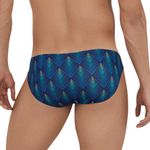 Мужские трусы слипы темно-синие с принтом Clever MAGICAL BRIEF 113708