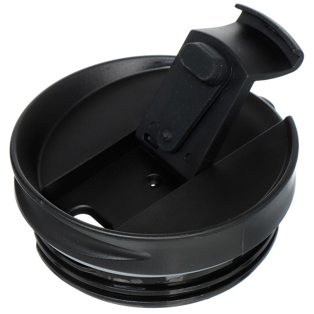 Термокружка нерж, 0.45 л, Daniks, чер, SL-NT014E-BLK-logo1