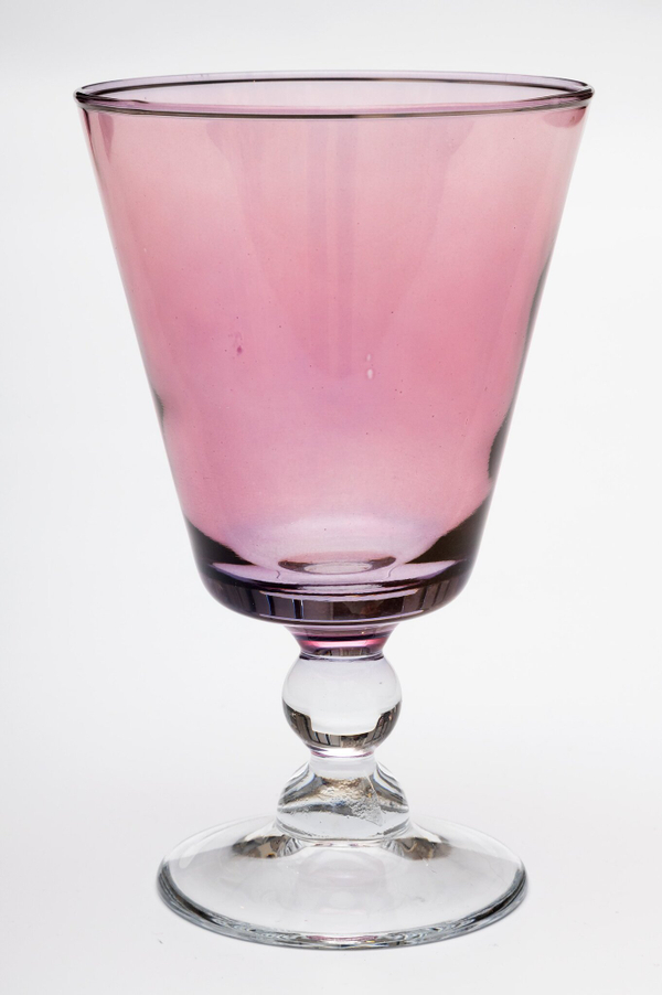 Набор бокалов для вина 6шт 19.5см Cre Art Pink