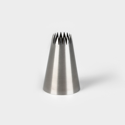 Насадка кондитерская «Французская звезда», d=3,4 см, выход 1,5 см, нержавеющая сталь