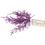 Ветка декоративная «Зимний танец» 27 см, Сиреневый