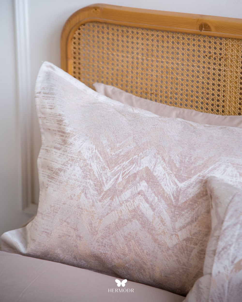 Комплект постельного белья двуспальный Rio Grand Pink Hermodr 7 предметов 130220309 Иран