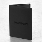Обложка для паспорта мягкий полиуретан "PASSPORT" черная STAFF (5 штук в упаковке)