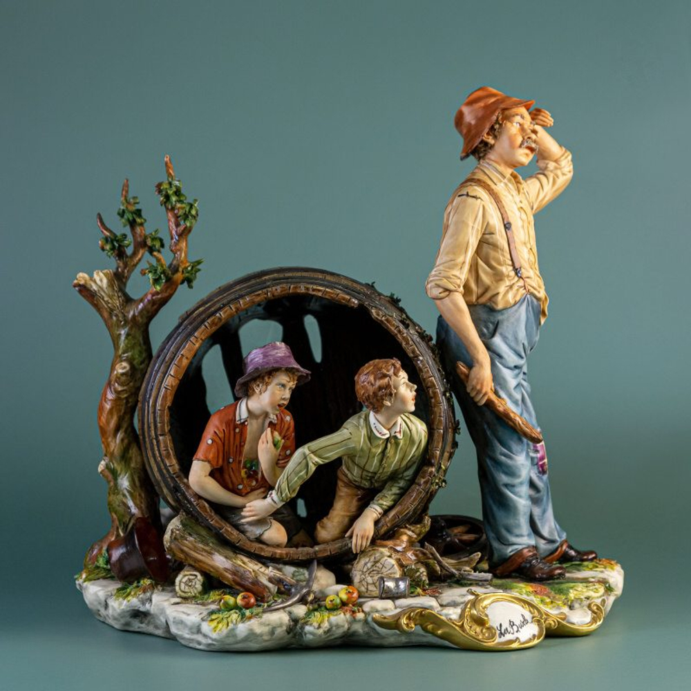 Фарфоровая мануфактура Capodimonte «Том Сойер и Гекельберри Финн»