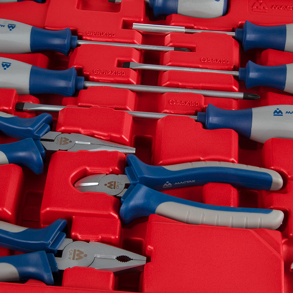 МАСТАК (01-137C) Набор инструментов универсальный, 137 предметов