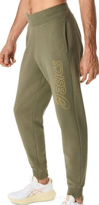 Мужские теннисные штаны Asics Logo - mantle green