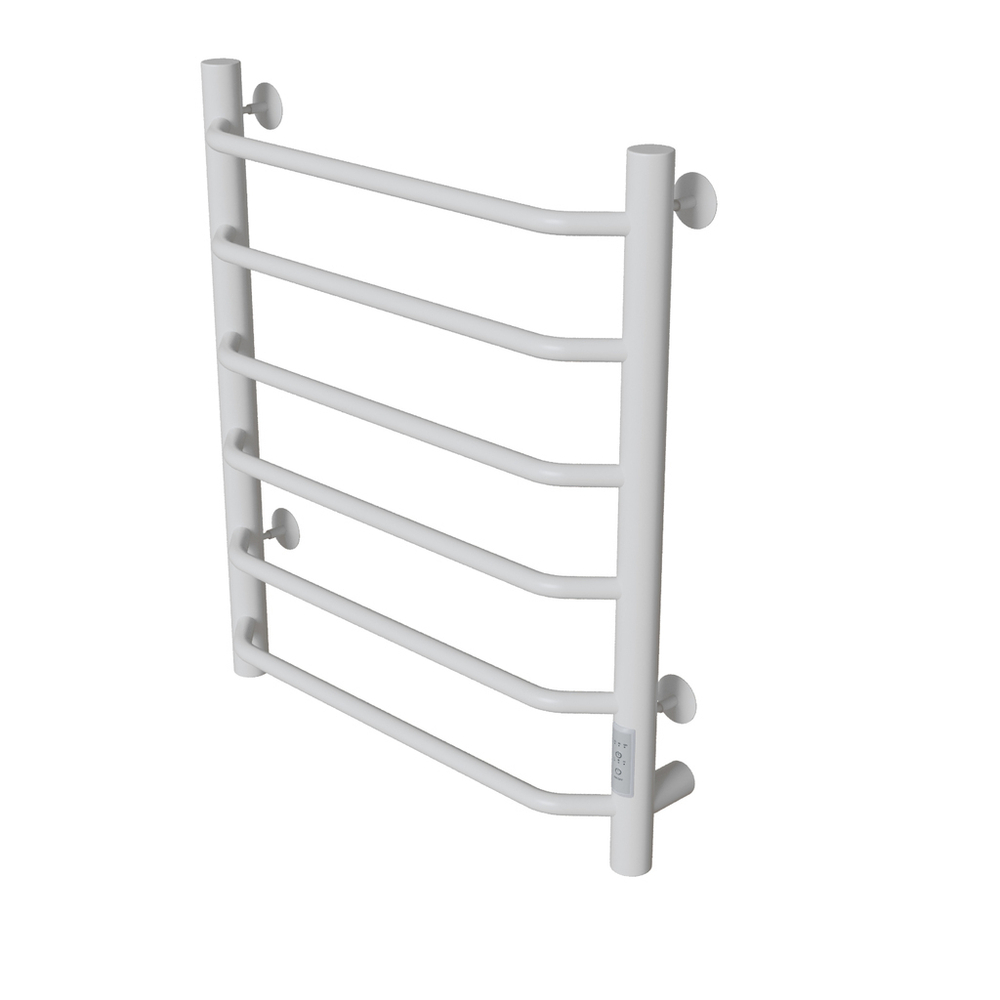 Полотенцесушитель MIXLINE MIRA  80х50 (таймер, 253 Вт, 6 перекладин) электрический БЕЛЫЙ