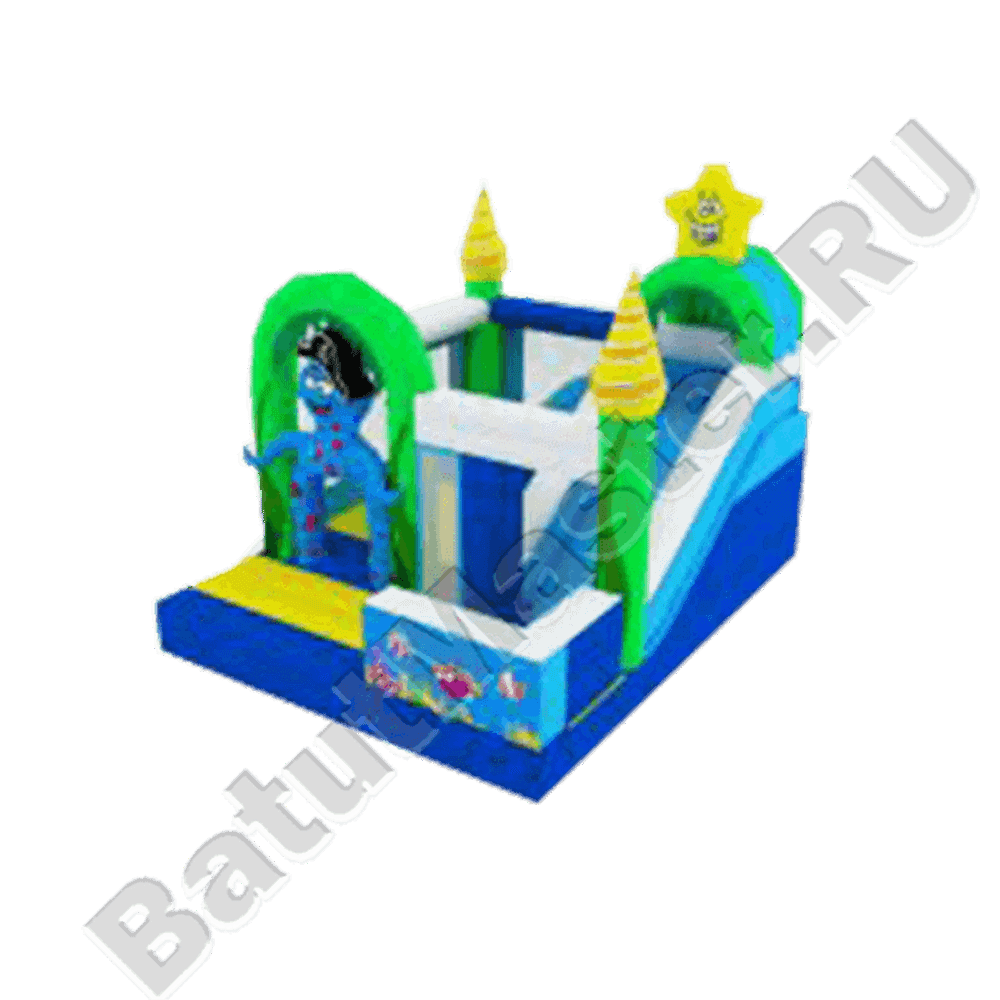 Коммерческий надувной батут "Осьминог"