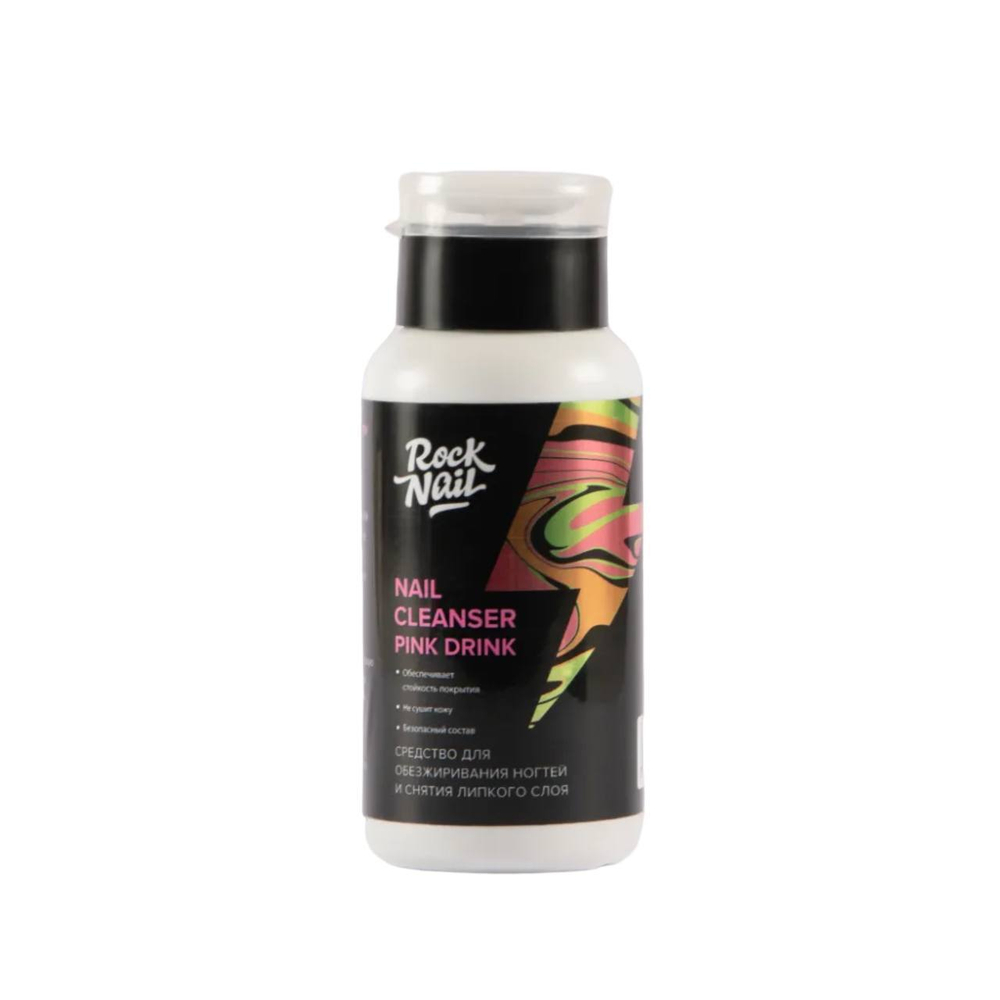 RockNail Обезжириватель Nail Cleanser Pink Drink, 200мл