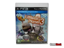 PS3 Little Big Planet 3 (поддержка PS Move) (Б/У, Полностью на русском языке)