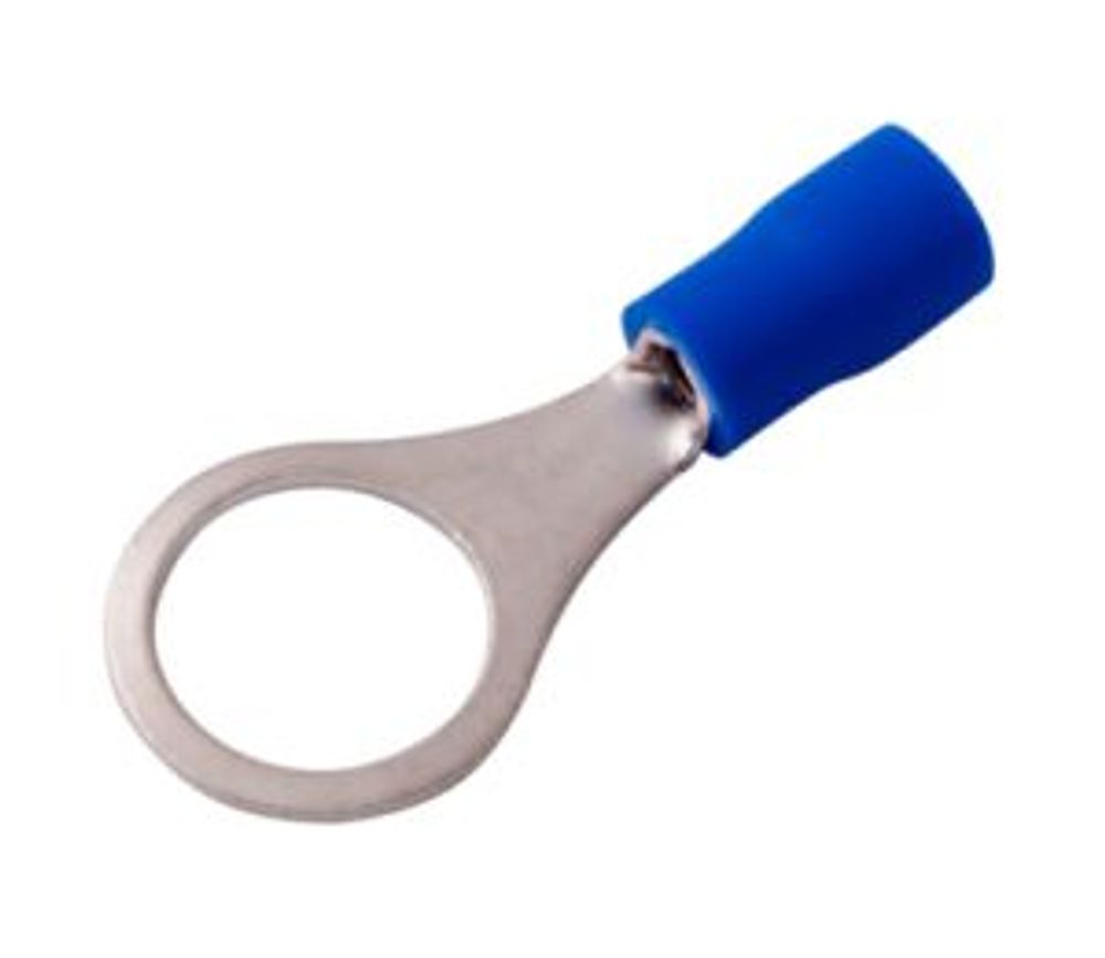 Наконечник кольцевой изолированный ø 10.5 мм 1.5-2.5 мм² (НКи 2.5-10) синий REXANT