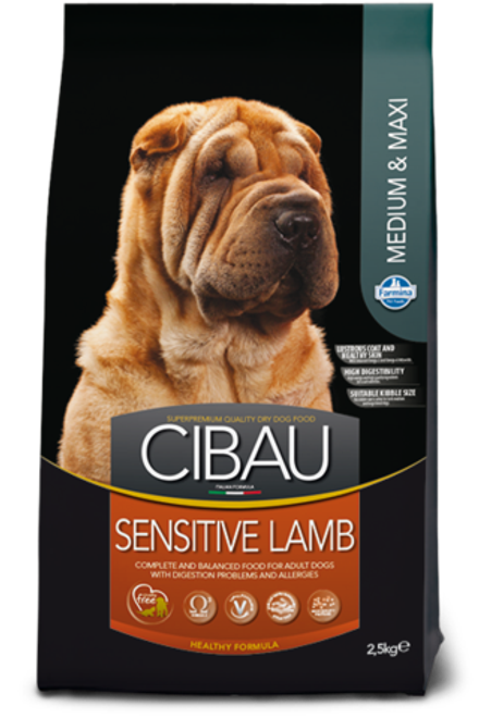 Farmina Cibau 12кг Adult Sensitive Lamb Medium/Maxi Breed Сухой корм для собак средних и крупных пород Ягненок