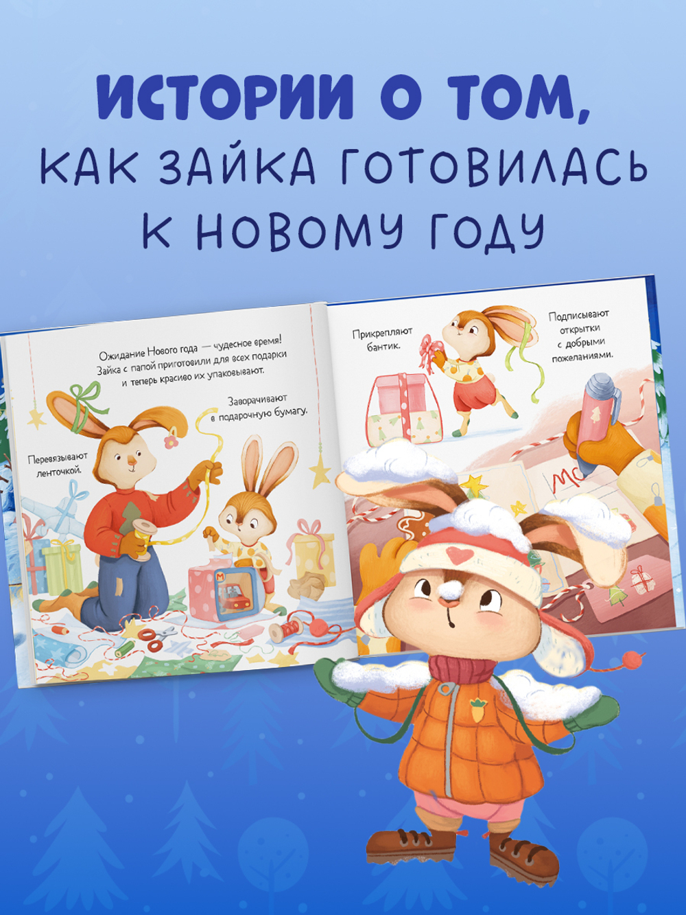 Книжки-картинки. Зайка и снежная зима