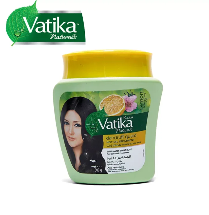 Маска для волос Dabur Vatika Против перхоти с лимоном и маслом розмарина, Dandruff Guard, 500 г