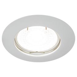 Светильник встраиваемый штампованный ЭРА ST3 WH под лампу MR16 GU5.3 белый