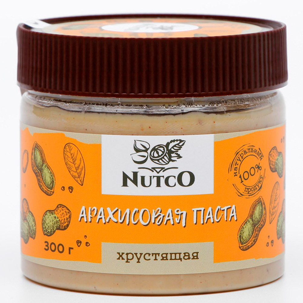 Nutco Арахисовая Паста Хрустящая (300 гр.)