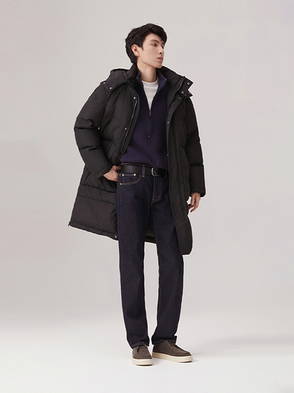 Мужские классические джинсы Levi's 502 Taper 29507-1621, Утепленные