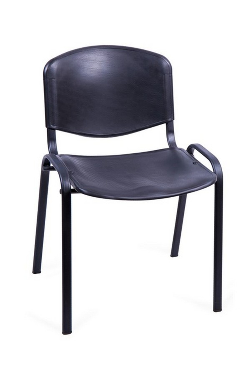 Стул для посетителей ИЗО черный каркас, пластик