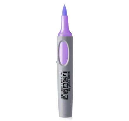 (702) пастельно-фиолетовый, Маркер Neuland No.One® Art, стержень кисть, 0,5-7мм.