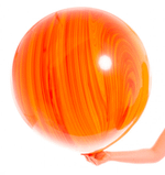 Q Шар 30"/76 см, супер агат оранжевый (БГ-100)