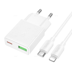 Зарядное устройство для Lightning PD20W+QC3.0 Hoco N73 (white)